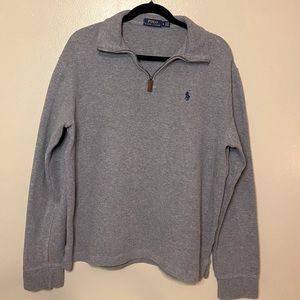 Men’s Large Gray Polo Ralph Lauren Pullover